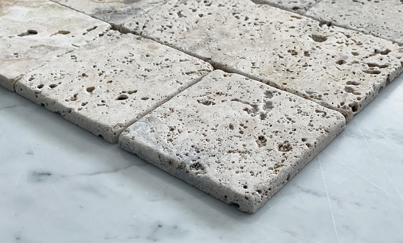 difference between travertine and marble