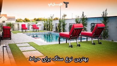 تصویر 10 مورد از بهترین انواع سنگ ساختمانی برای حیاط