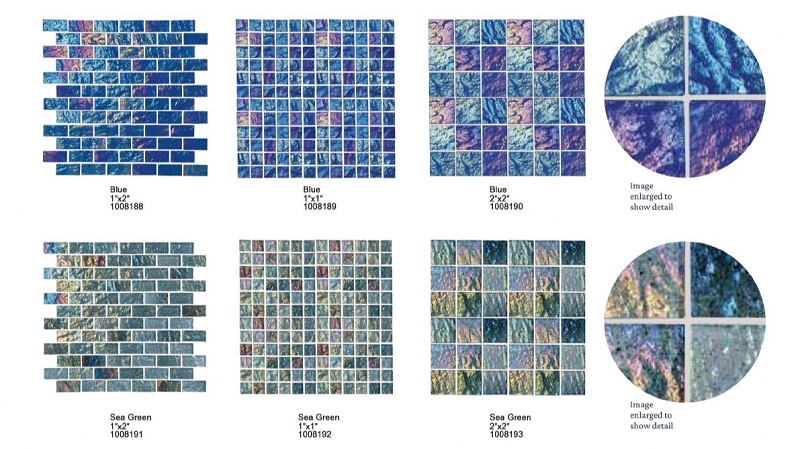 Comparison of stone and mosaic