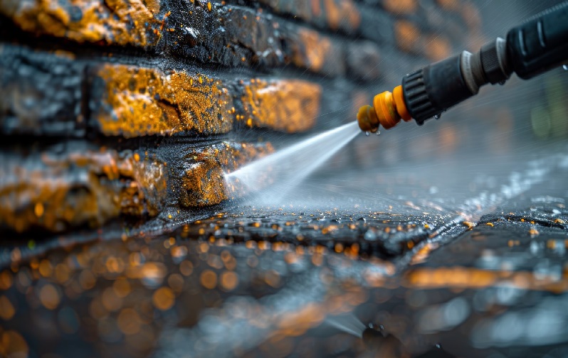 cleaning fungus from facades