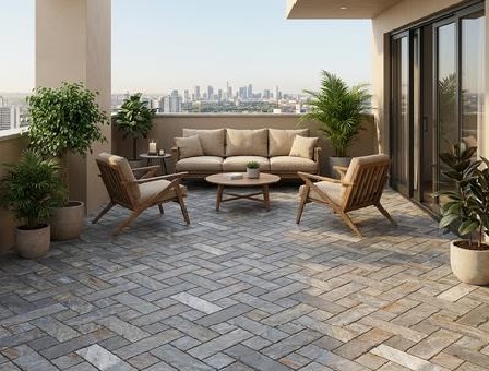 stone for balcony flooring
